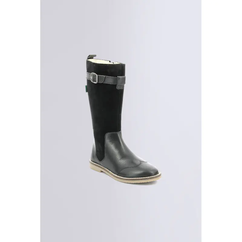 TYOUBE NOIR BOTTES Cuir Fille