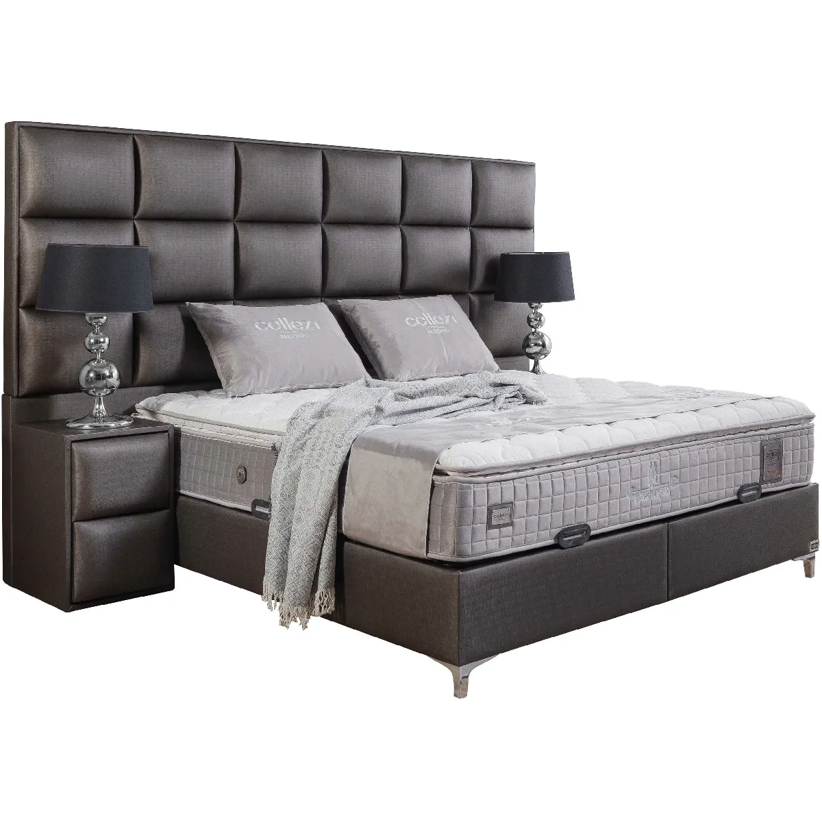 Vivenla Table de chevet - Anthracite
