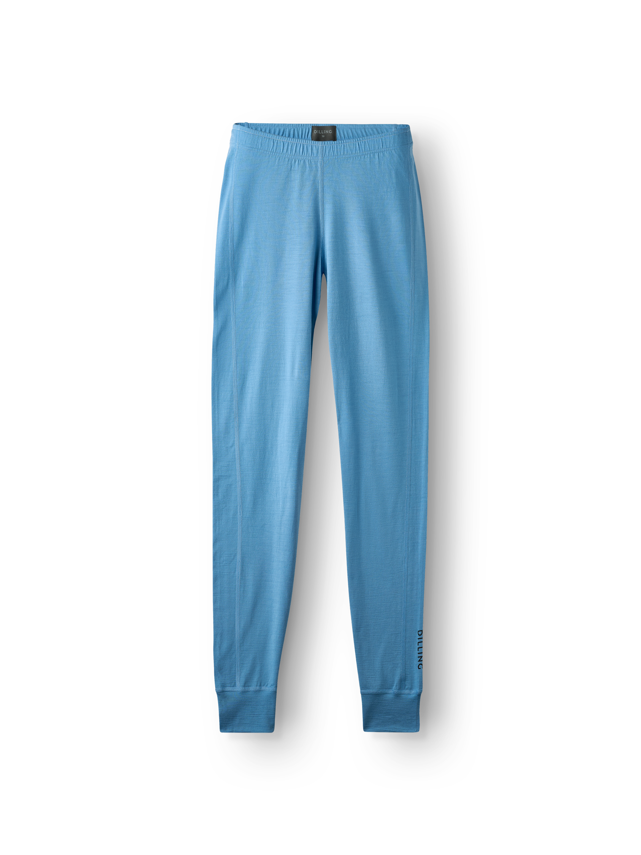 Legging van merinowol voor dames in Ijsblauw