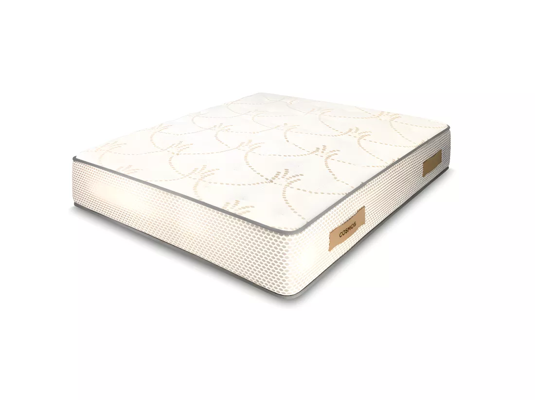 Matelas Cosmos White mémoire de forme - 28 cm - 180x200cm avec 2 Oreillers viscoélastiques 60x60cm