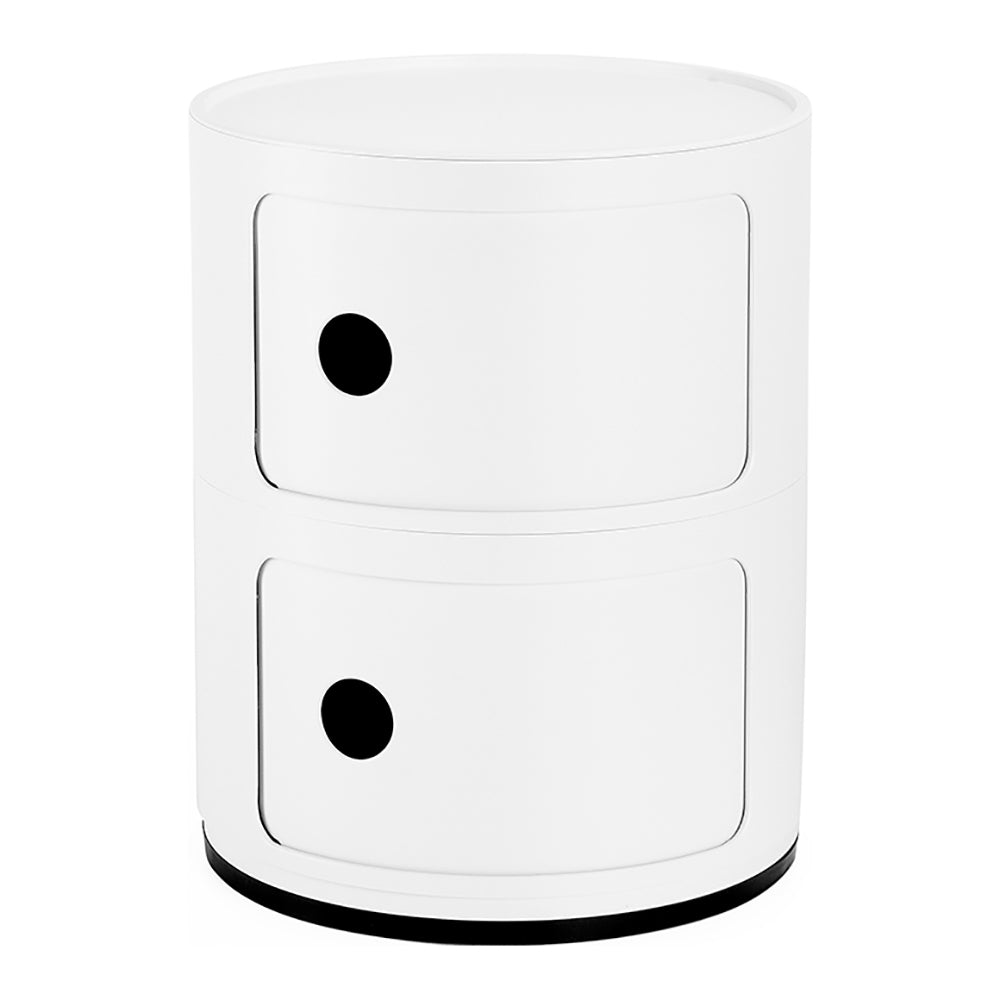 Kartell Componibili Kast Ã 32 cm - 2 Modules - Mat Wit
