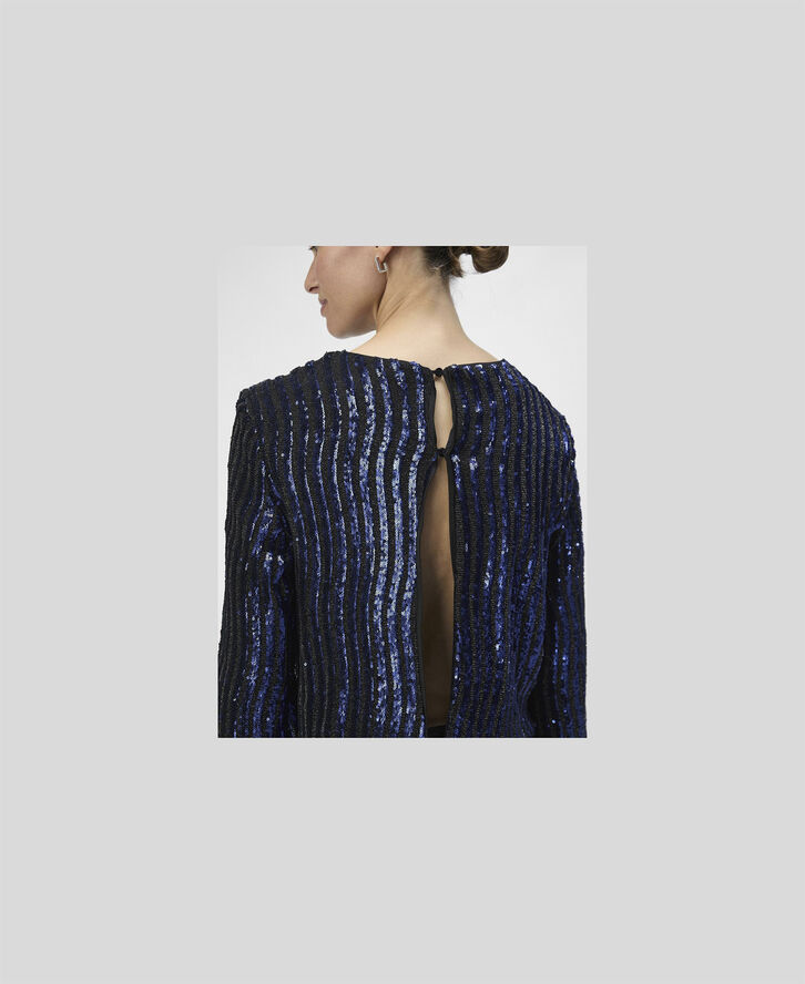 Object OBJDOTTI SANSIBA RE L/S TOP 135 Sky captain/black mesh
