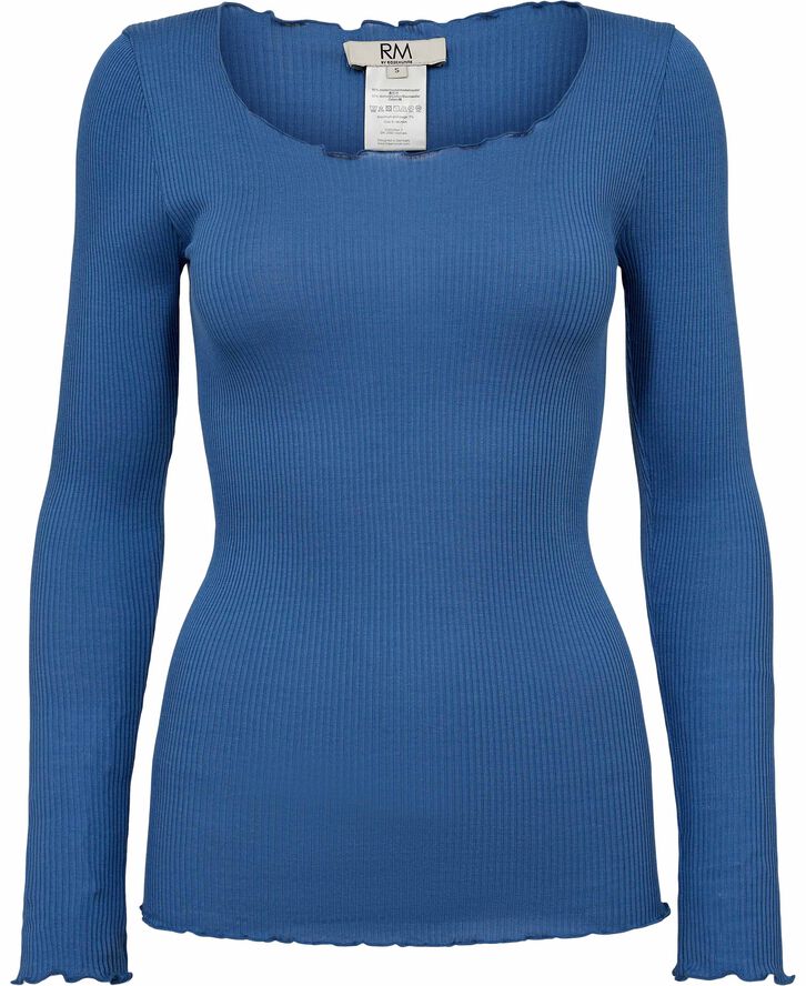 RM by Rosemunde RMWBalta modal LS curl blouse Blå