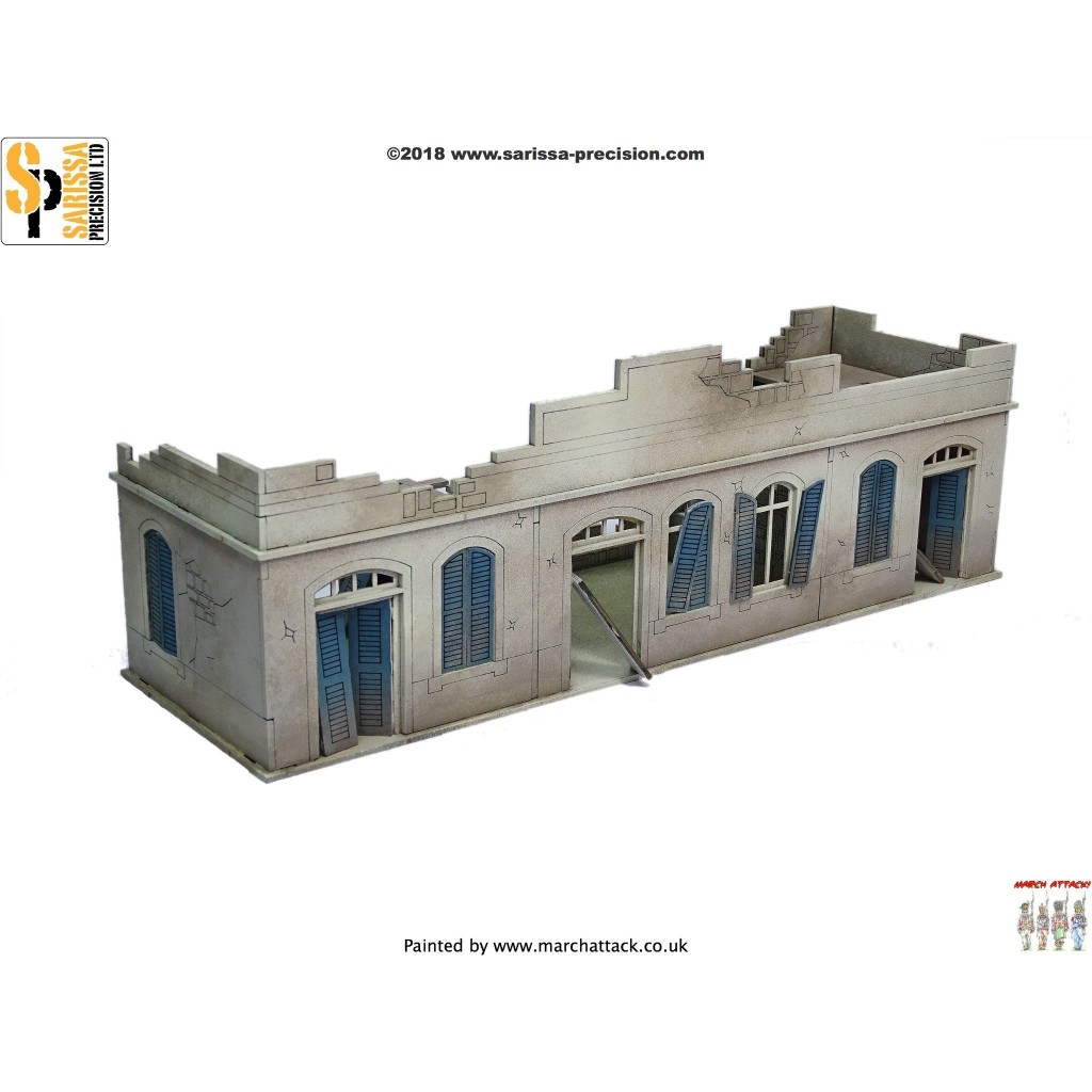 Large Single Storey Building - Destroyed
