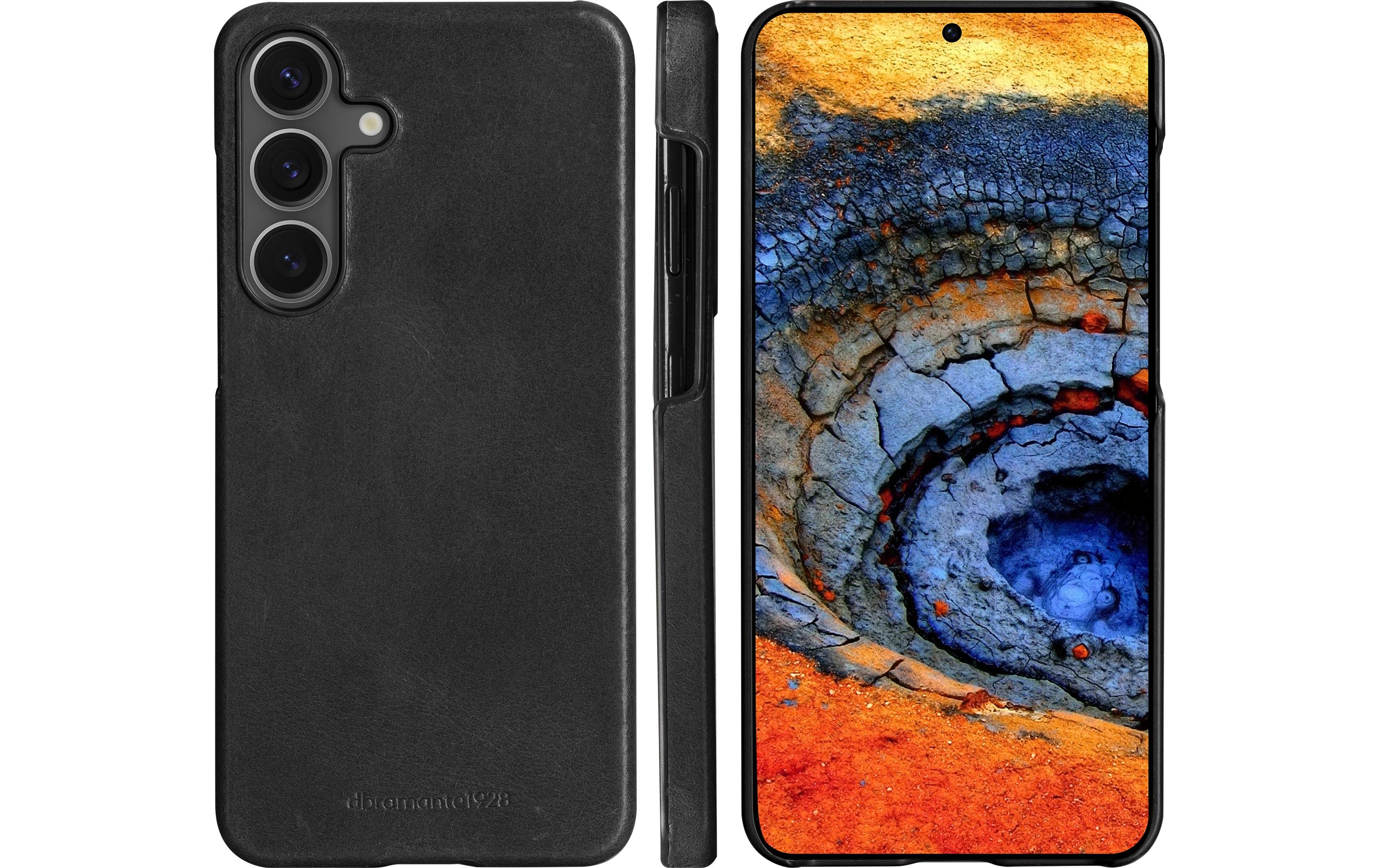 Book Cover Lynge Galaxy S25 SchwarzSchutzhülle für das Samsung Galaxy S25