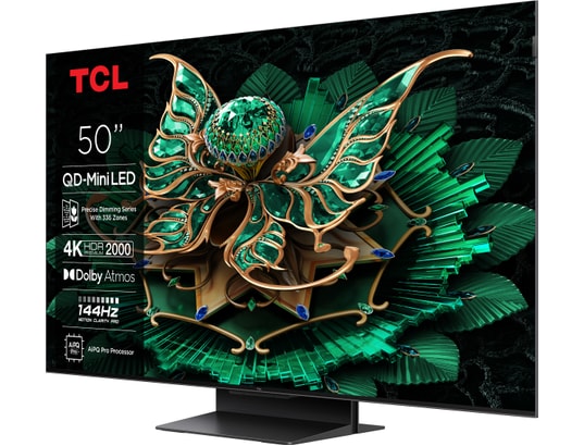 TCL - TV Mini LED 4K 126 cm 50Q7C 4K QD-Mini LED avec Google TV 2025