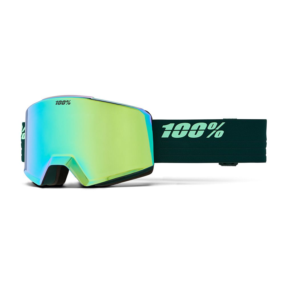 100 percent NORG HIPER - Masque ski + écran supplémentaire Homme chameleon/green