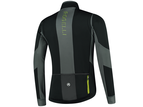 Rogelli Brave Vinterjakke, Black/Fluor/Grey