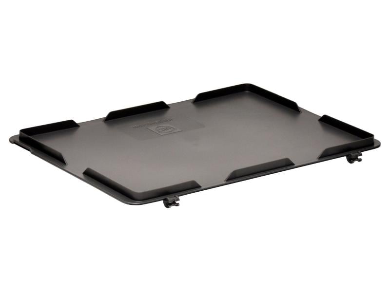 Utz Scharnierdeckel RAKO für Stapelbox 400x300mm Mit Schnappverschlüssen, 1 Stück, dunkelgrau
