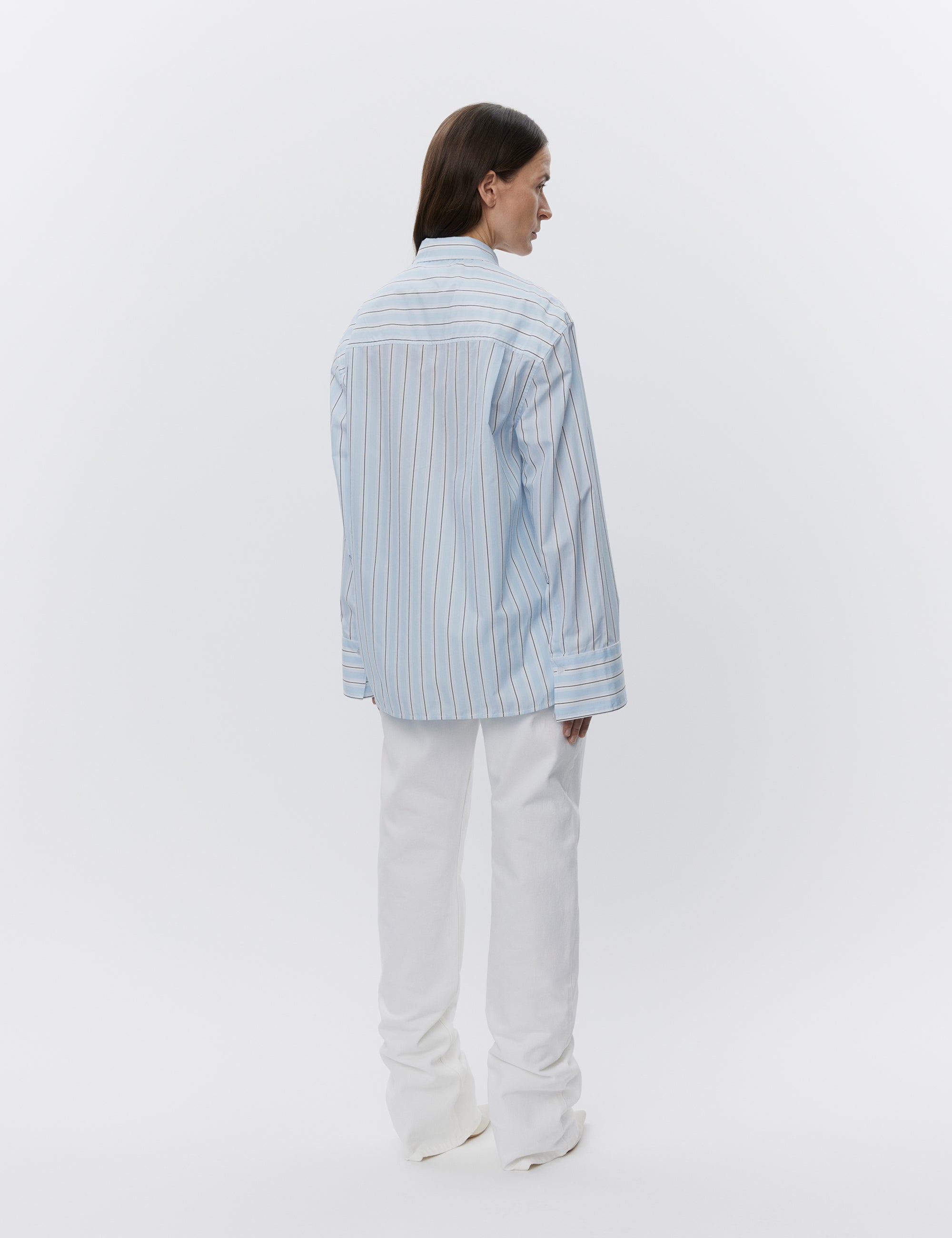 DAY Birger et Mikkelsen  Mac Stripe skjorte - lyseblå