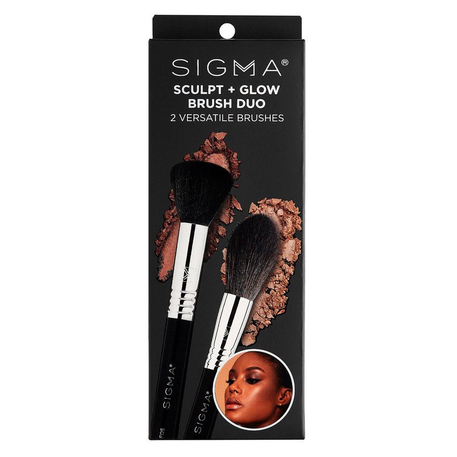 Sigma Sculpt + Glow Makeup Brush Duo