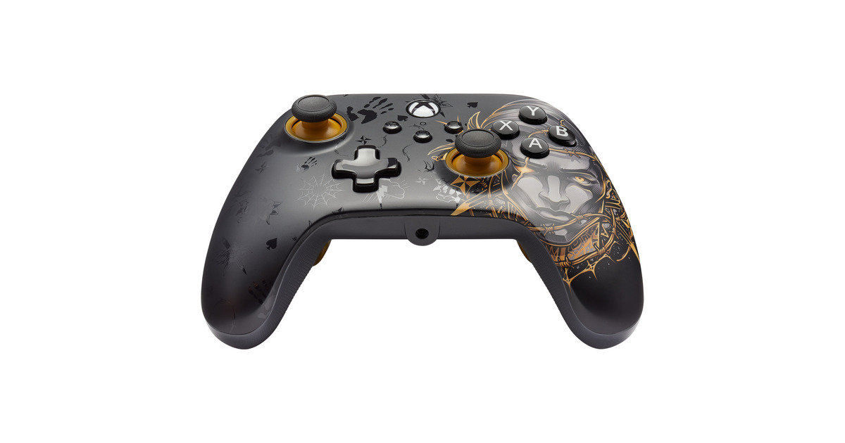 PowerAXbox Wired Controller Midas  (Zwart/goud, Xbox Series X|S, Xbox One, Windows)