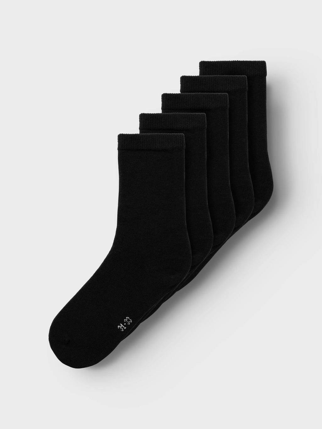 NAME IT sokken - set van 5 zwart