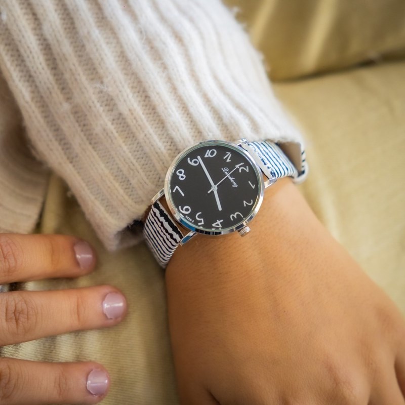 Montre Femme CHTIME bracelet Cuir Blanc