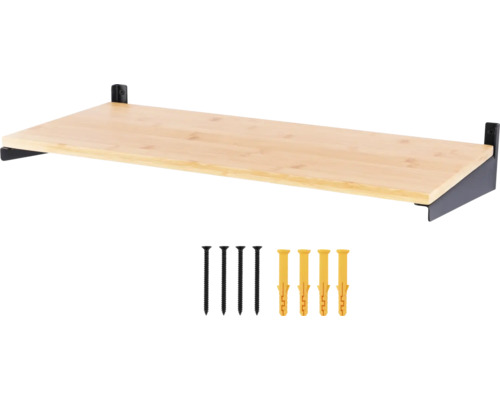 CENTA REGULUS plank 600 x 280 mm bamboe/zwart