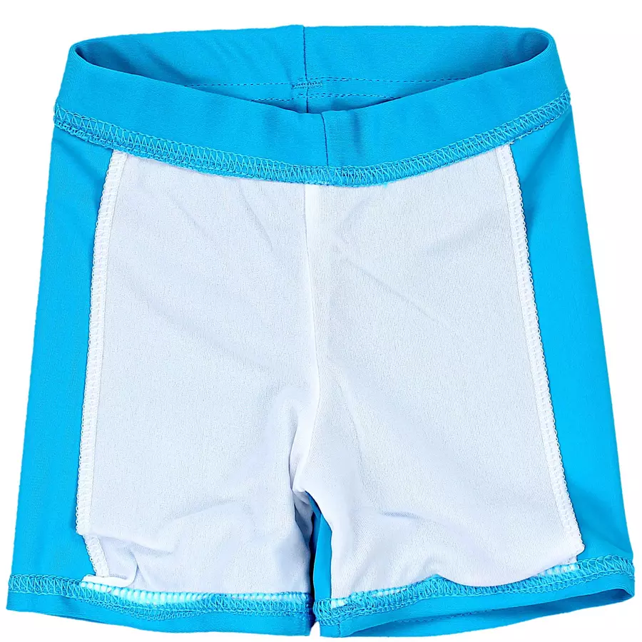 Aquarti Baby Jungen Bade-Set Zweiteiliger Badeanzug T-Shirt Hose blau Modell 1