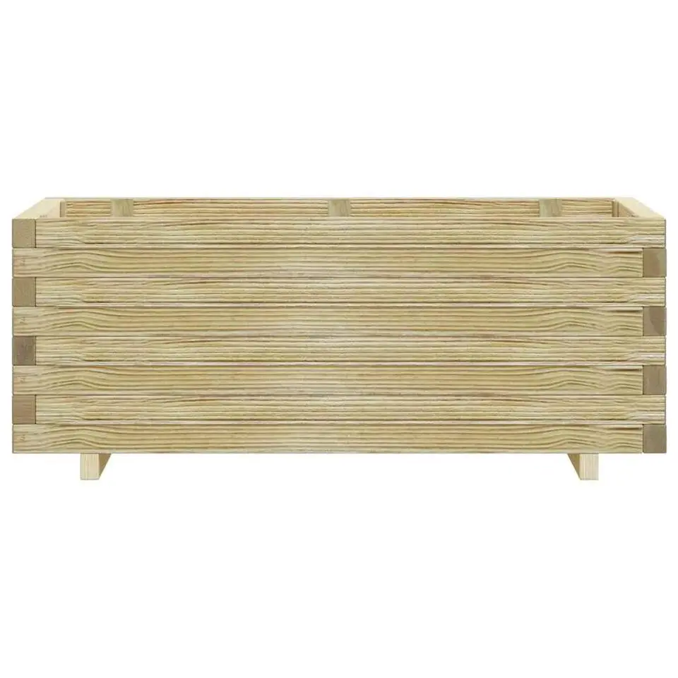 vidaXL - Houten Plantenbak - Bruin - Hout
