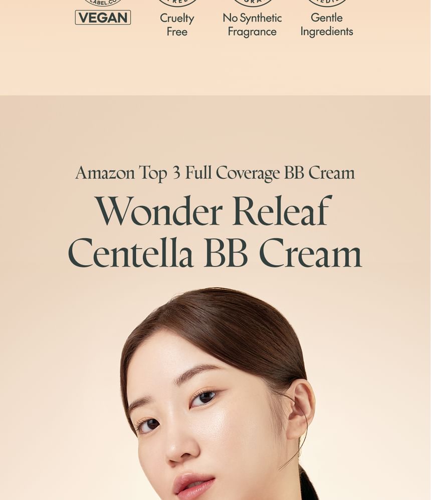 Purito SEOUL - Wonder Releaf Centella BB Cream - 6 kleuren
