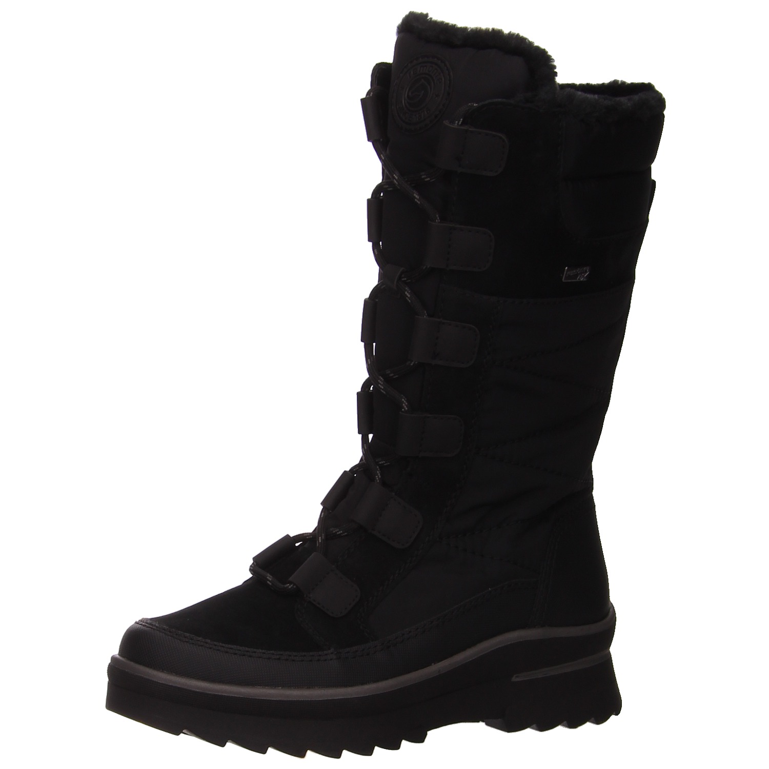 Remonte Schnürstiefel schwarz schwarz