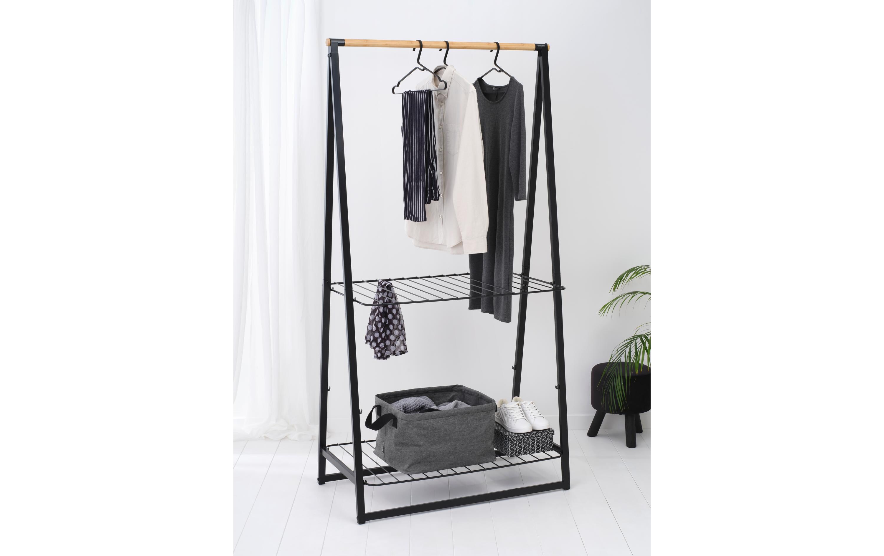 Wäschekorb 35 l, SchwarzLaundry Bags/Boxes