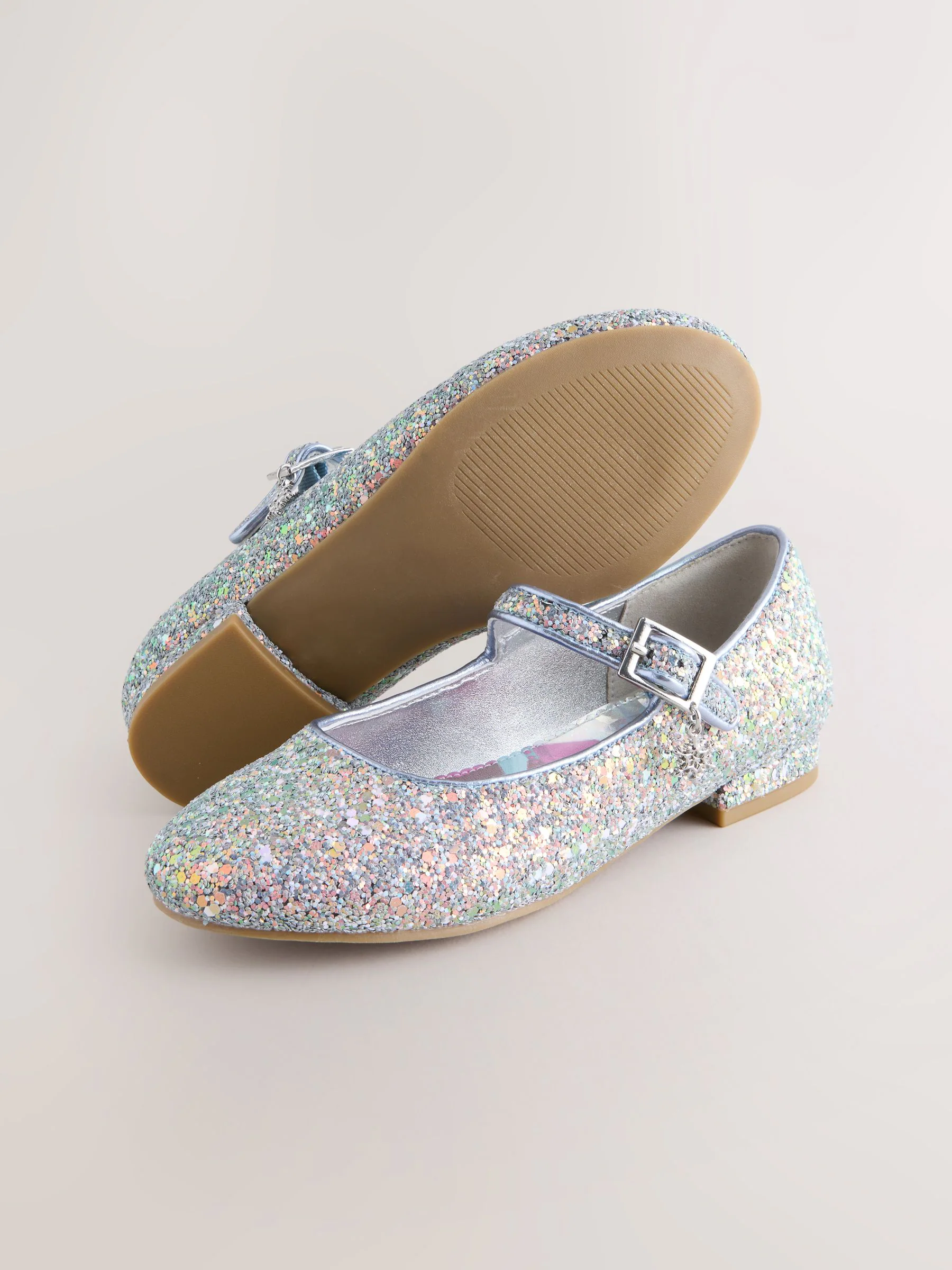 Blauw met glitter - Frozen Mary Jane-schoenen