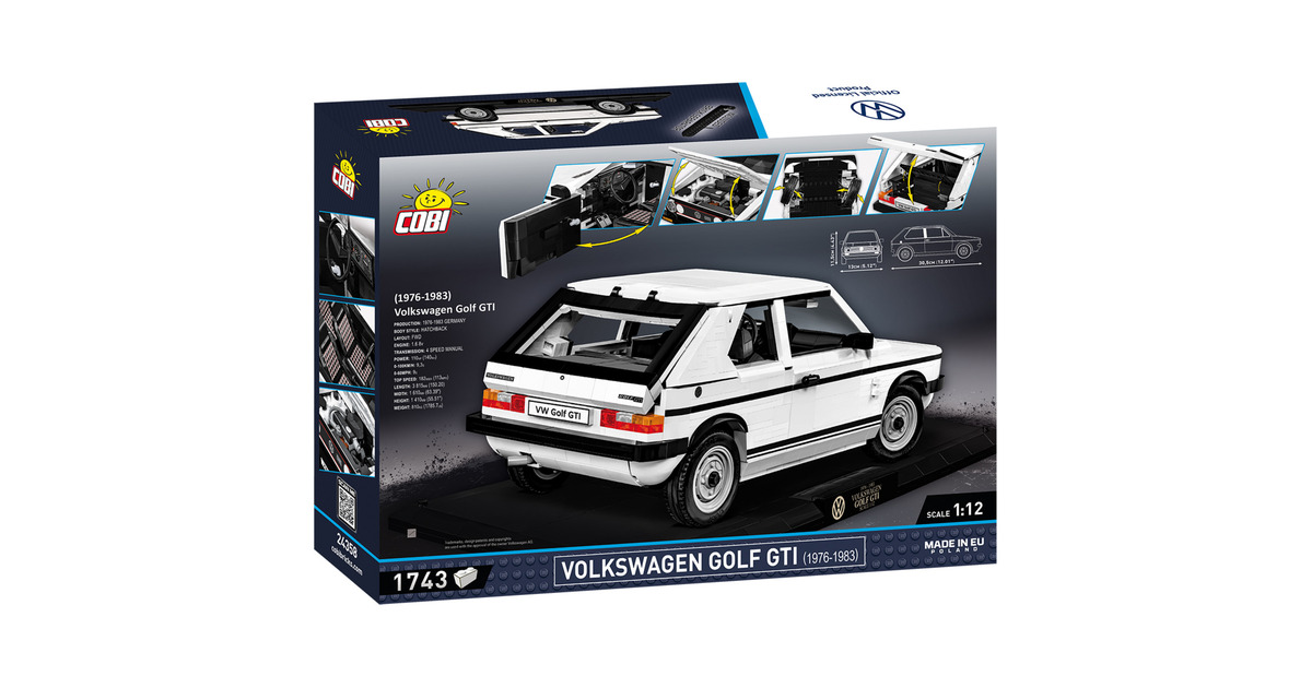 COBIVolkswagen Golf GTI (1976-1983) - Executive Edition Constructiespeelgoed  (Schaal 1:12)