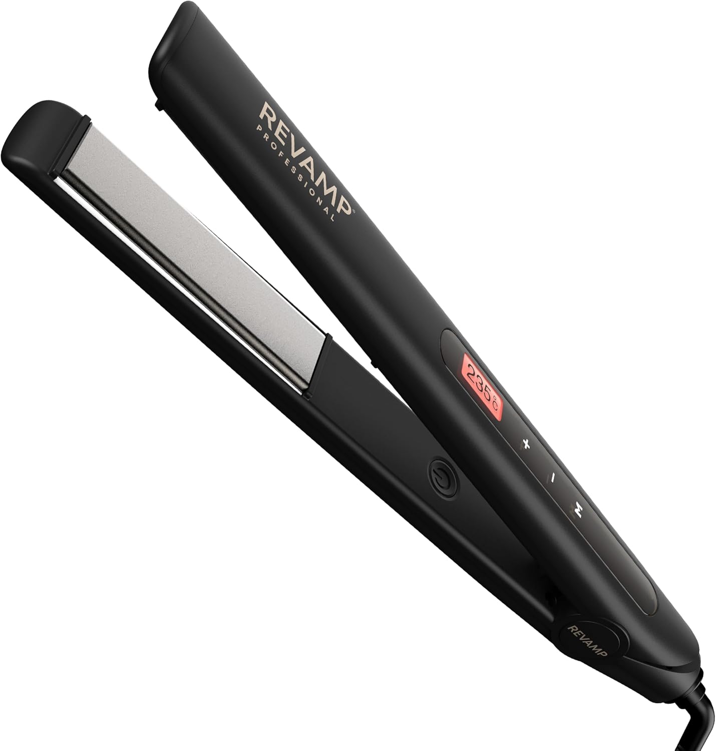 Revamp Progloss Touch Digital Keramik Glätteisen, für professionelles Glätten und Locken, mit optimaler Stylingtemperatur und Touch Temperaturkontrolle, 3m Kabel, mit Progloss Ölen angereichert