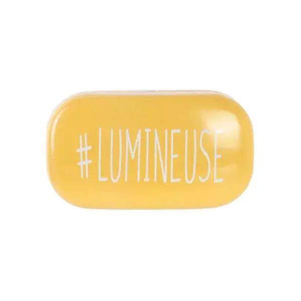 Estojo para lentes amarelo