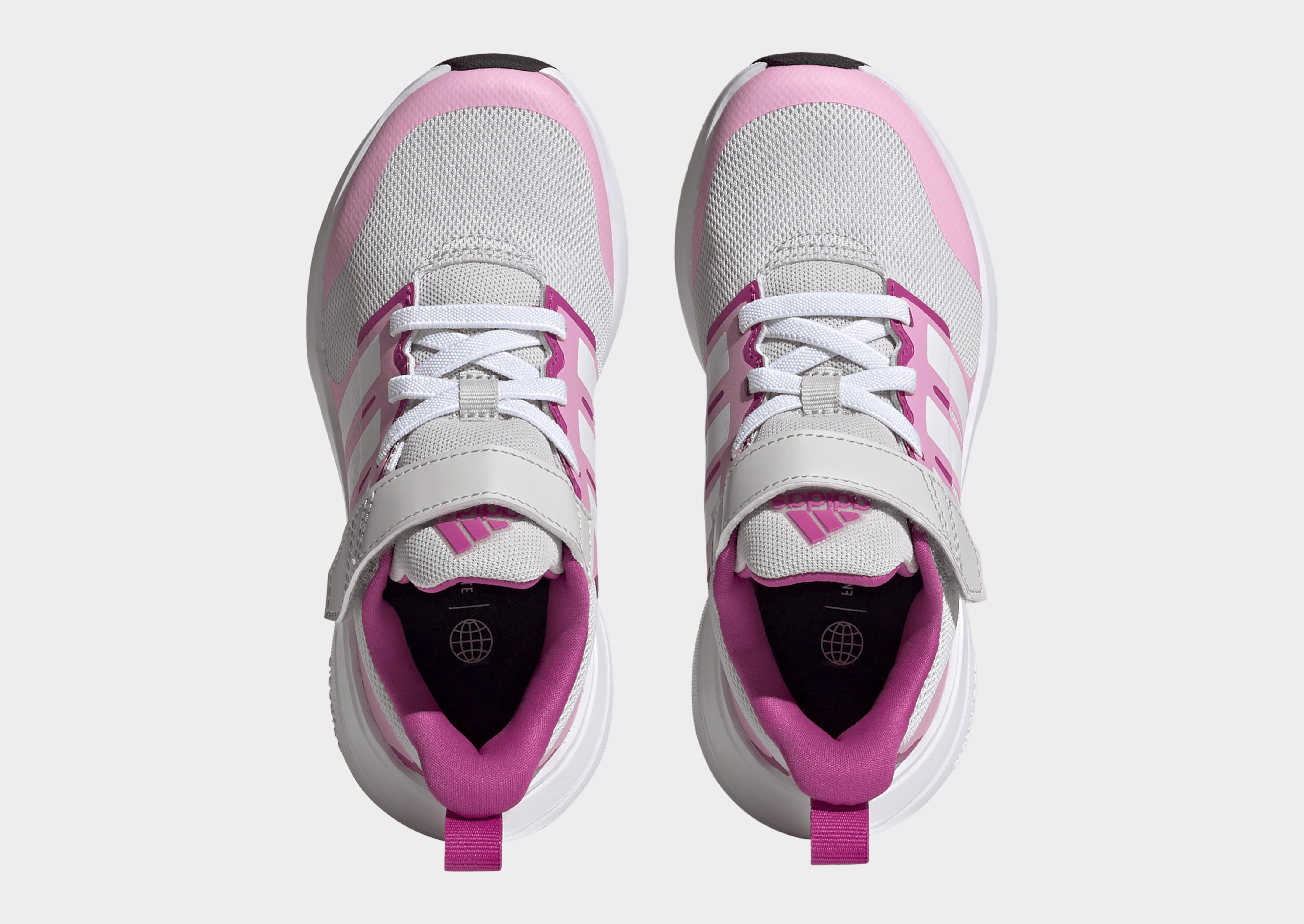 adidas Chaussure à lacets élastiques et scratch FortaRun 2.0 Cloudfoam