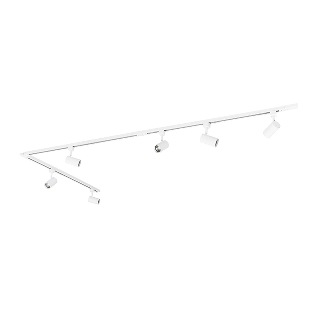 Modern railsysteem met 6 spots wit 1-fase 300cm - Iconic Jeana