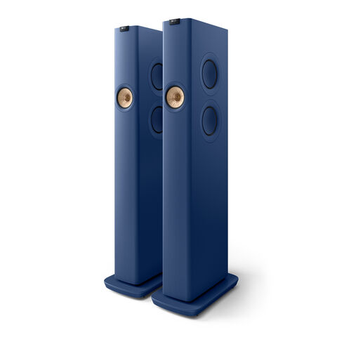 KEF LS60 Wireless – serieuze draadloze hifi-vloerluidspreker Blauw