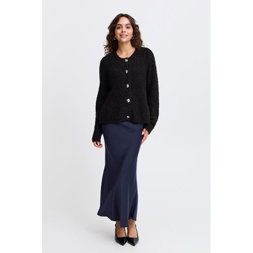 Fransa Harry Cardigan, Black, XXL