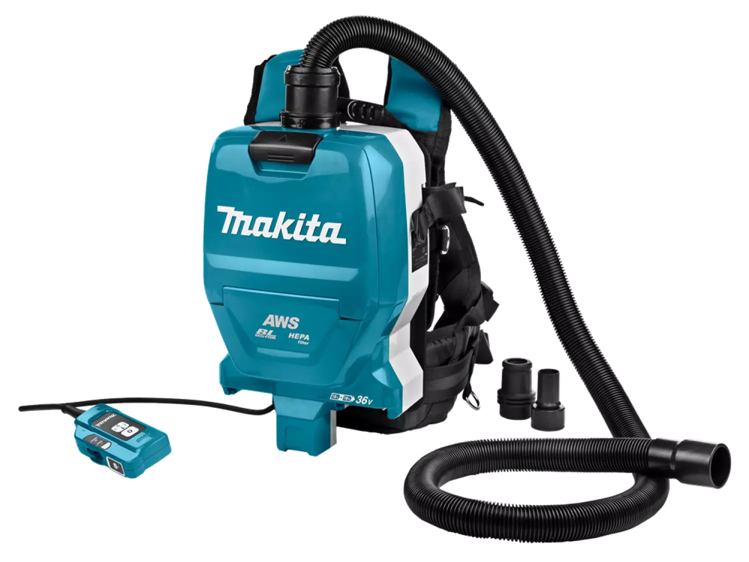 Makita DVC265ZXU 36V (2x 18) Li-Ion accu rugstofzuiger body - koolborstelloos