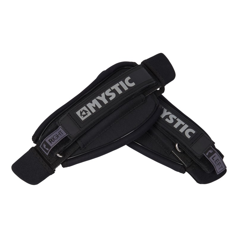 Mystic Kite Footstrapset Asymmetrical (x2) Black
