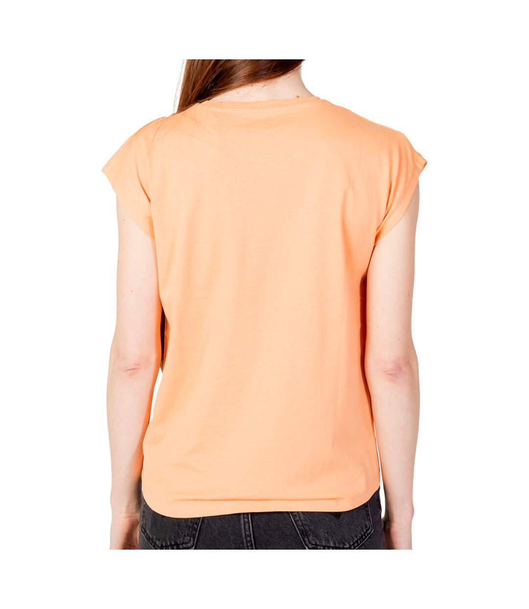T-shirt Orange Femme Pepe jeans Bloom