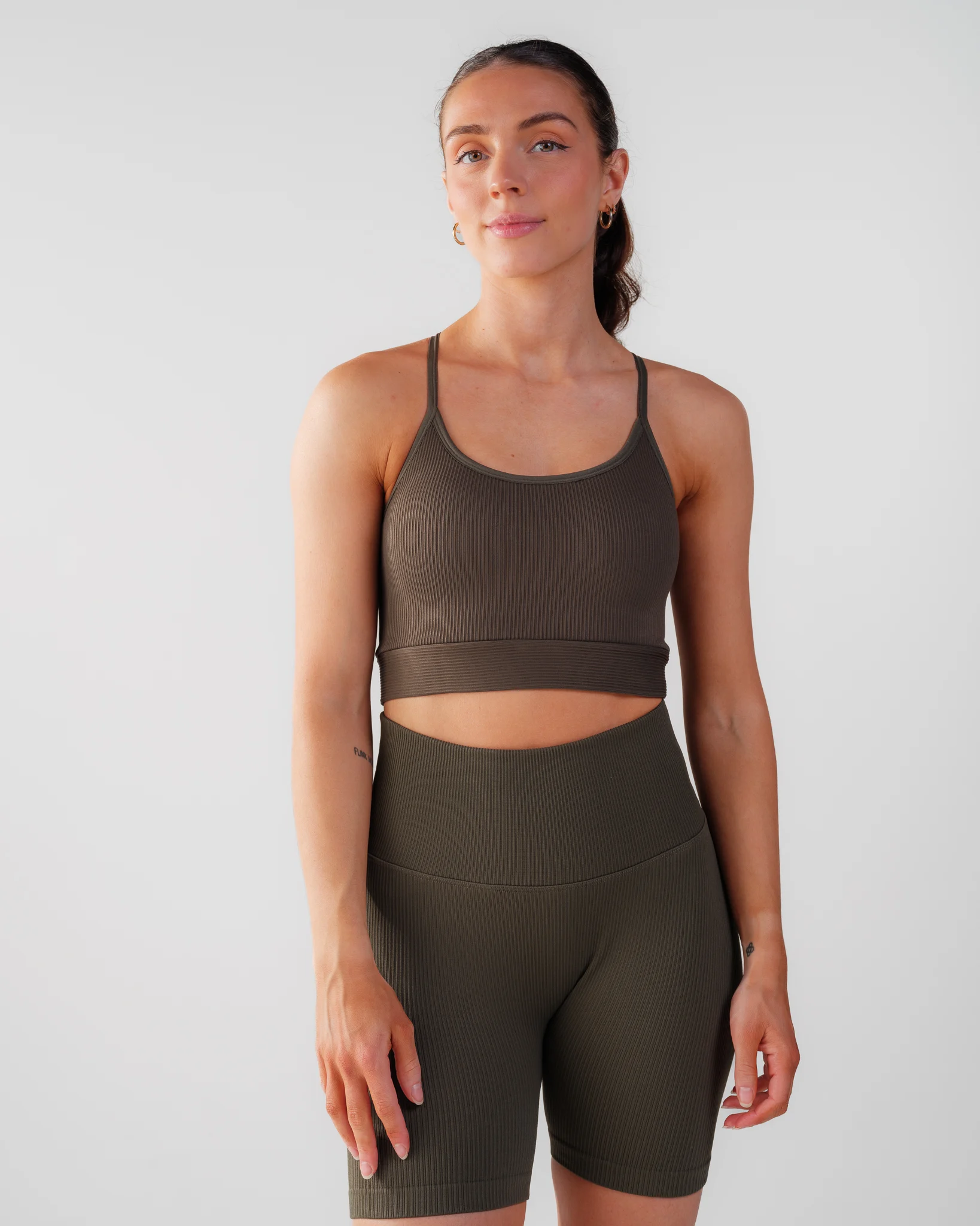 Bumpro Perfect Rib Bra Military Green