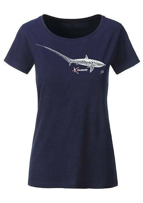 KANUMERA - T-SHIRT BIO REQUIN RENARD FEMME
