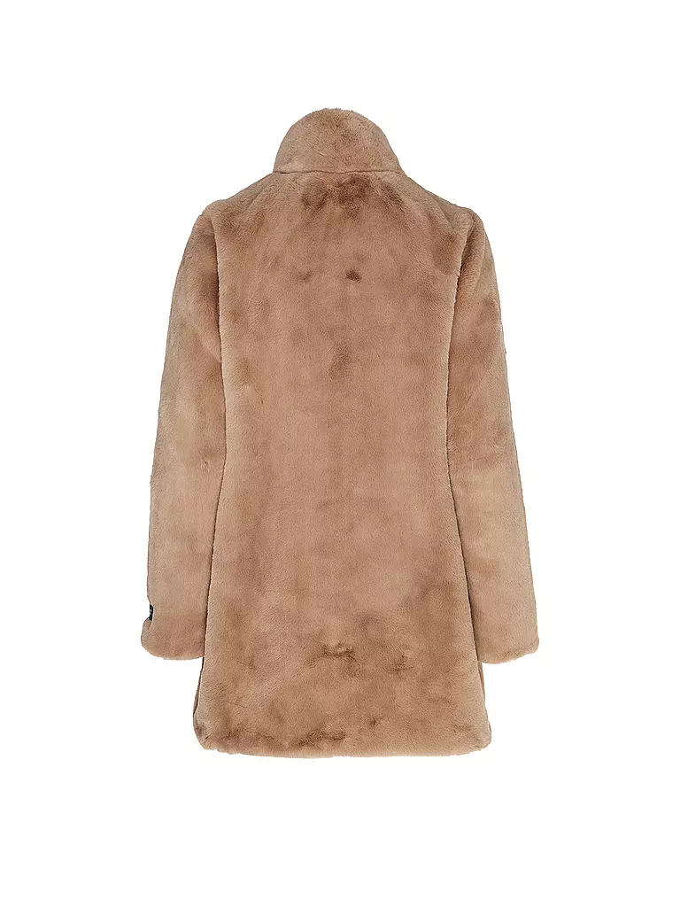 RINO&PELLE Mantel in Felloptik NONNA camel