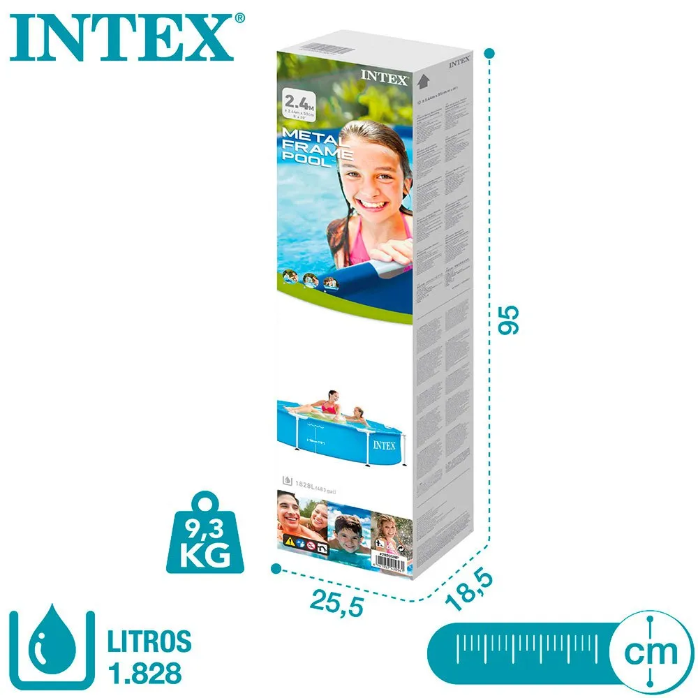Intex Metallrahmenpool 244x51 cm