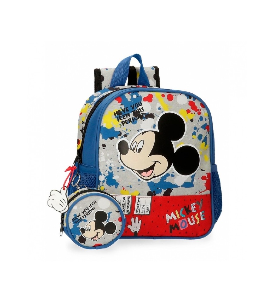 Mochila Disney Mickey Mayhem Multicolorida - 21x25x10cm