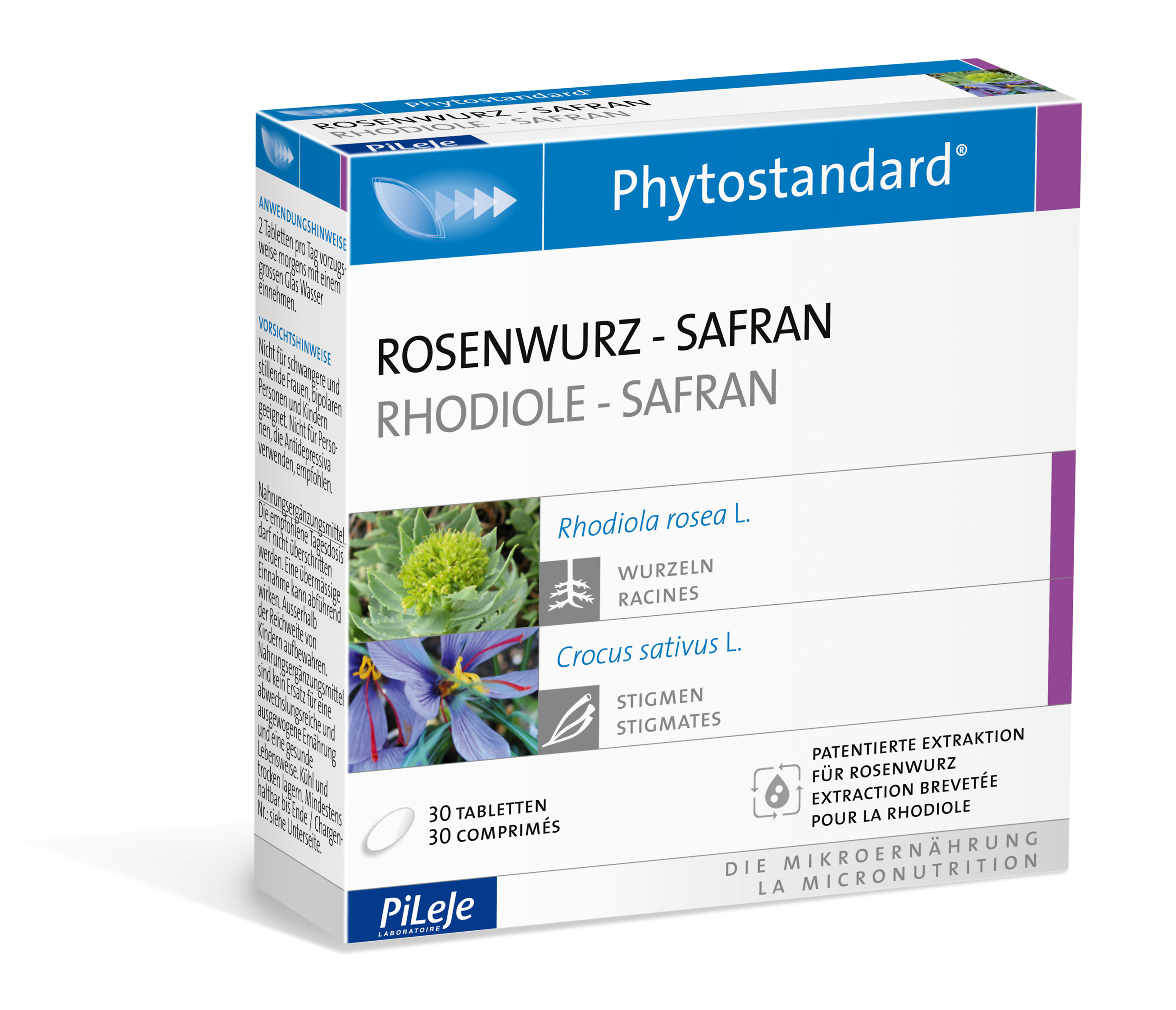 PHYTOSTANDARD Rosenwurz-Safran Tabl Blist 30 Stk