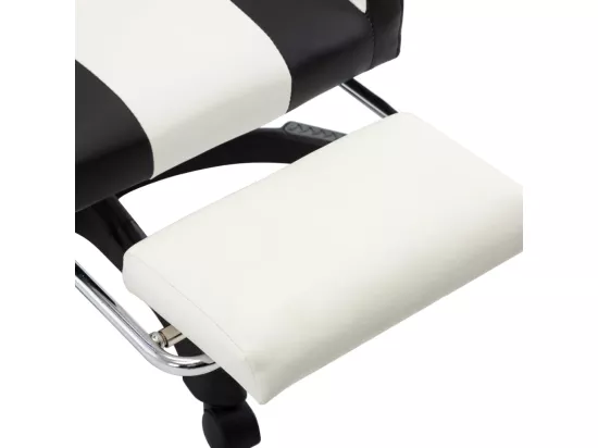 Chaise fauteuil siège pivotante cuir noire 64 x 65 x 119 cm 02_0024223