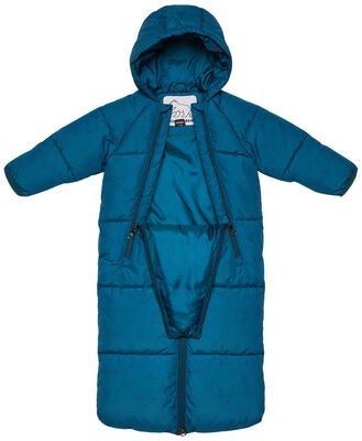 Nordbjørn Snowy Vognpose 2-in-1, Blue Coral