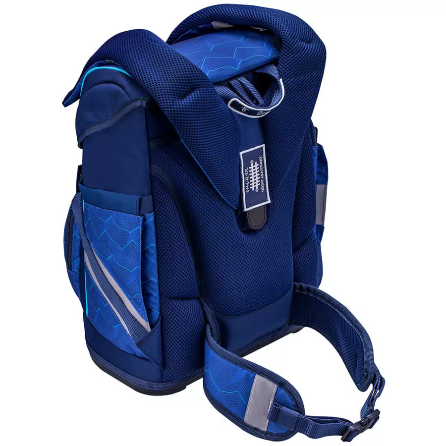 Belmil Schulranzen Premium Smarty Plus Set 5-teilig Estate Blue
