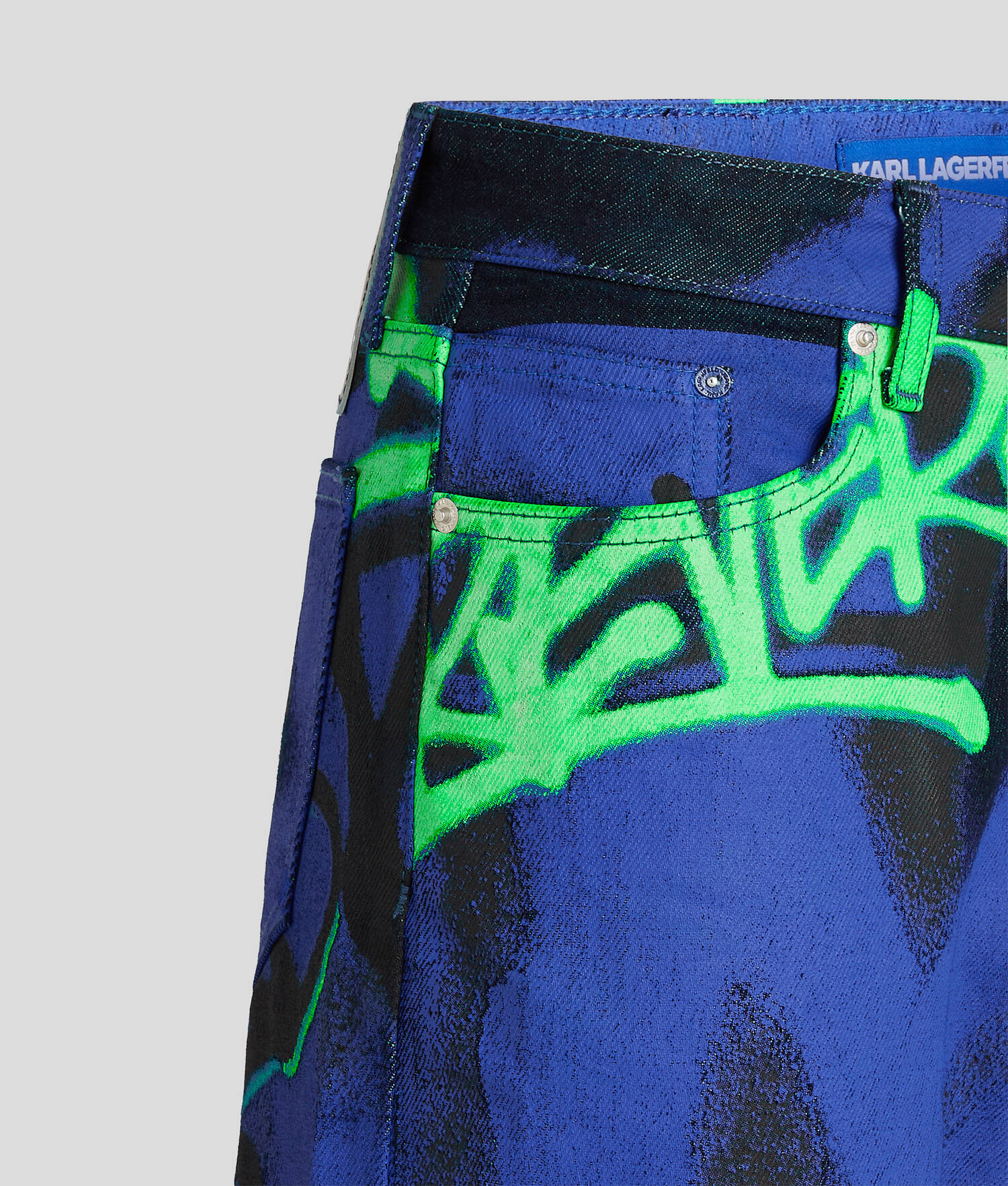 JEAN DÉCONTRACTÉ KLJ X CRAPULE2000 TAILLE MI-HAUTE