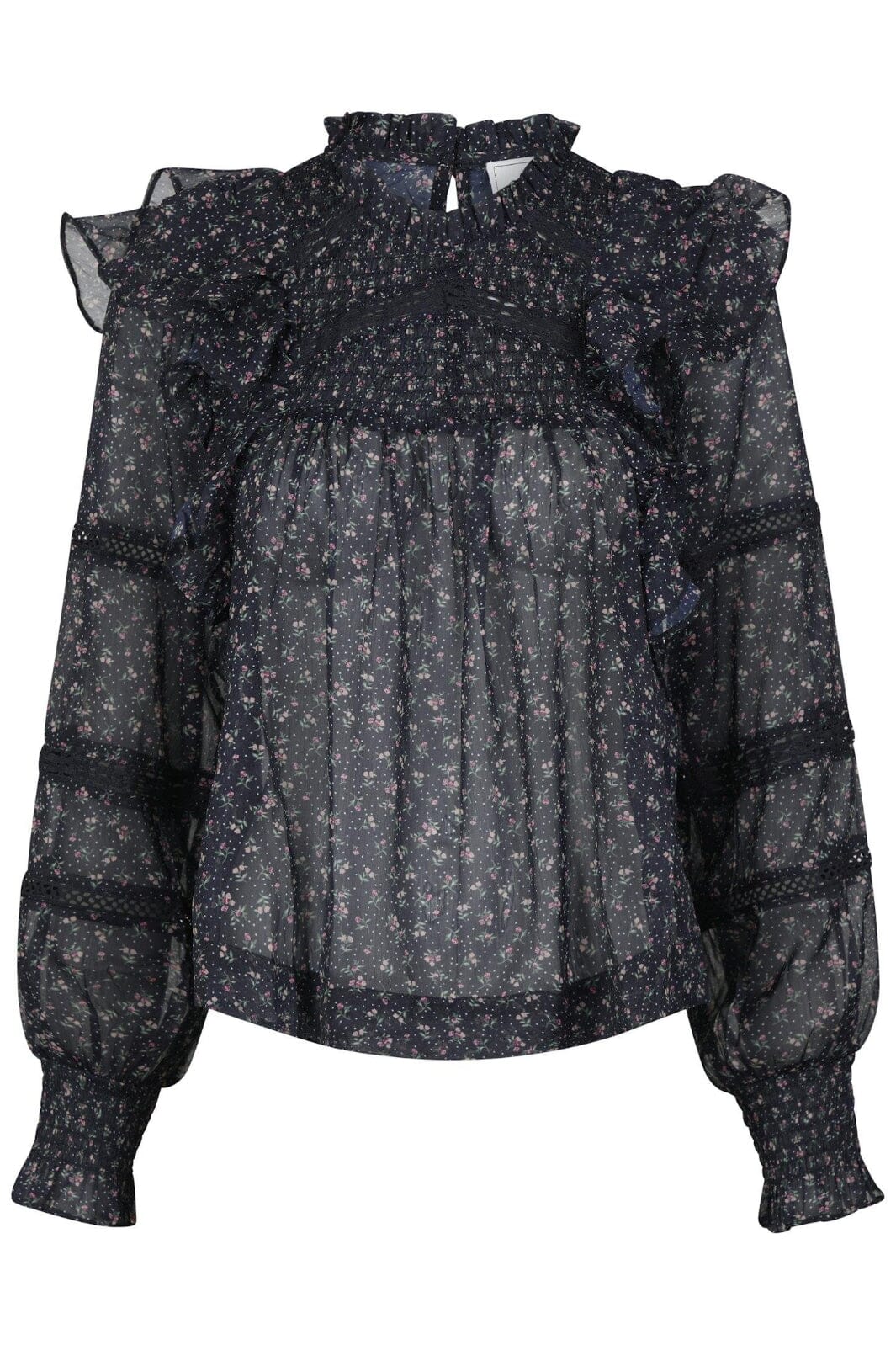 Neo Noir Sarna Mini Rose Blouse