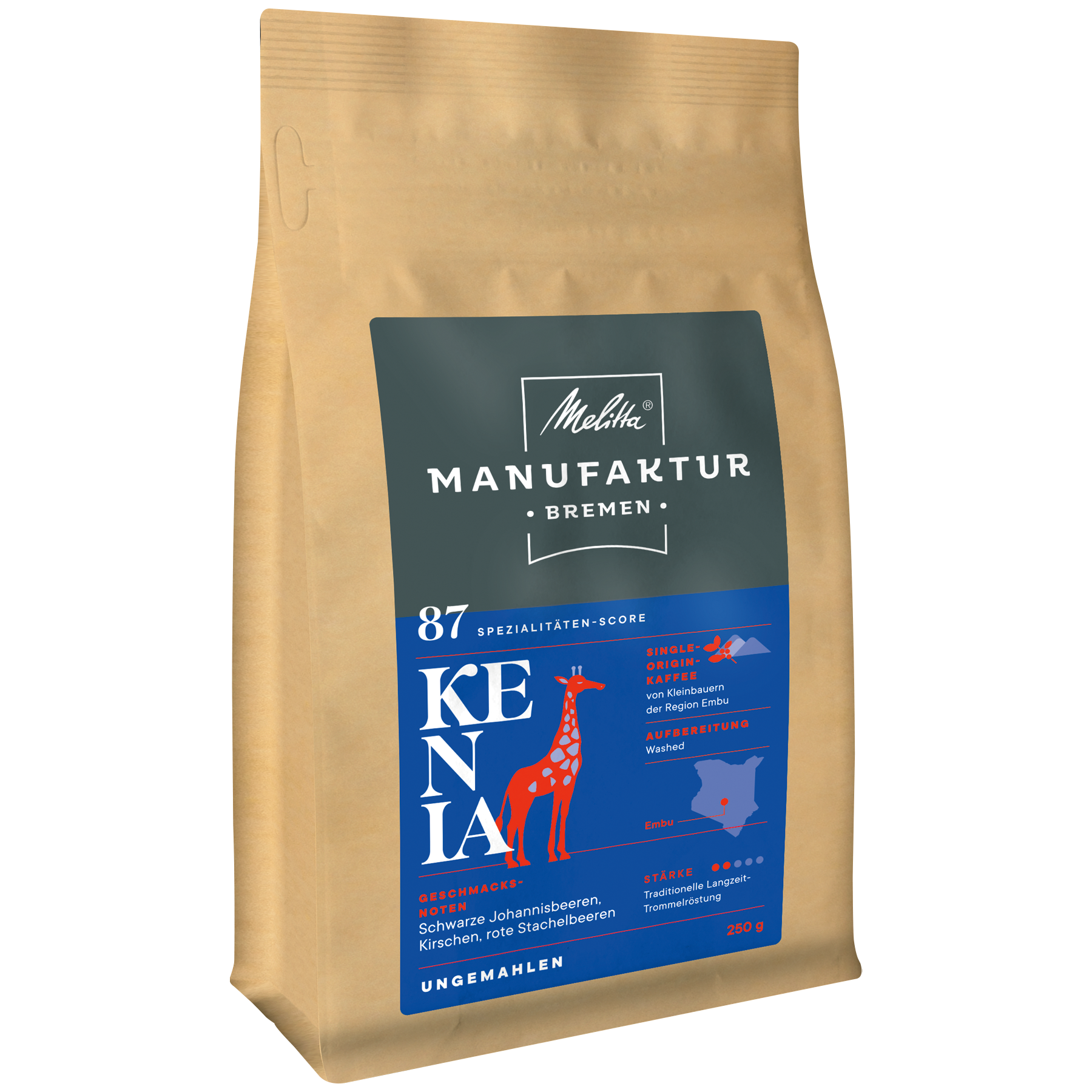 Melitta® Manufaktur-Kaffee Kenia|Kaffeebohnen 250g
