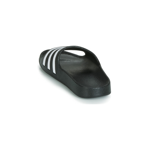 Adidas Sportswear - ADILETTE AQUA K - Noir / Blanc