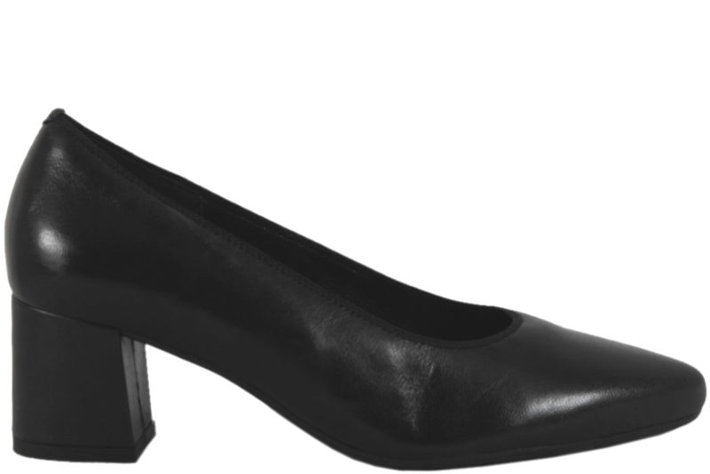 GABOR SORT PUMPS I GLAT SKIND