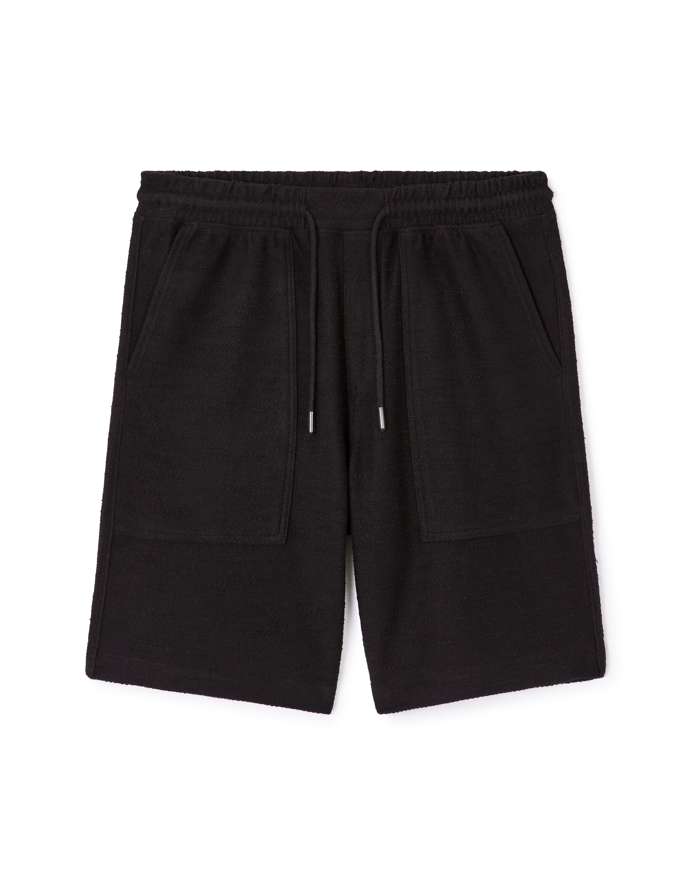 Bermuda coton mélangé - noir